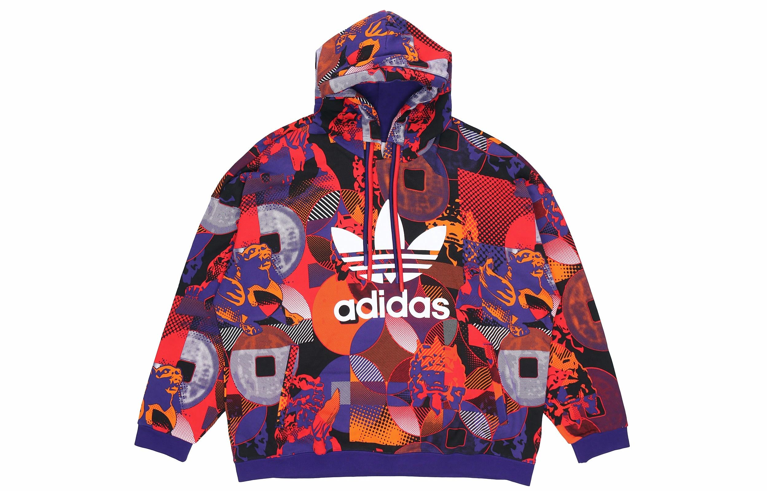 Мужское худи adidas originals Cny Hoodie (пурпурное) — фото 1