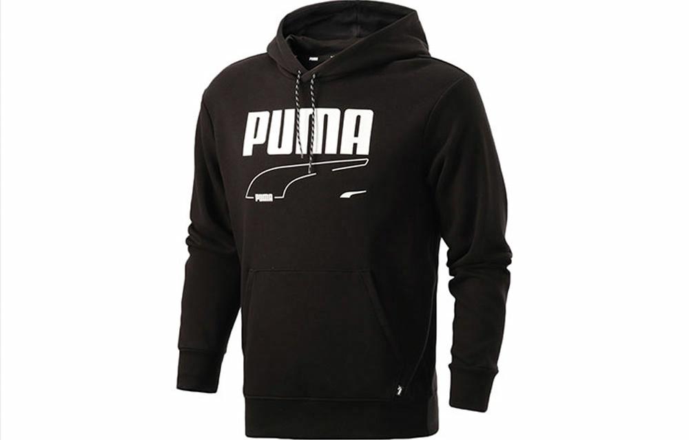 Мужское худи PUMA T7 Rebel Hoodie Tr (черное) — фото 1