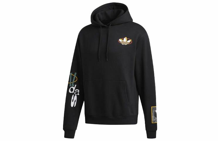 Мужское худи adidas originals Streetball Hood (черное) — фото 1
