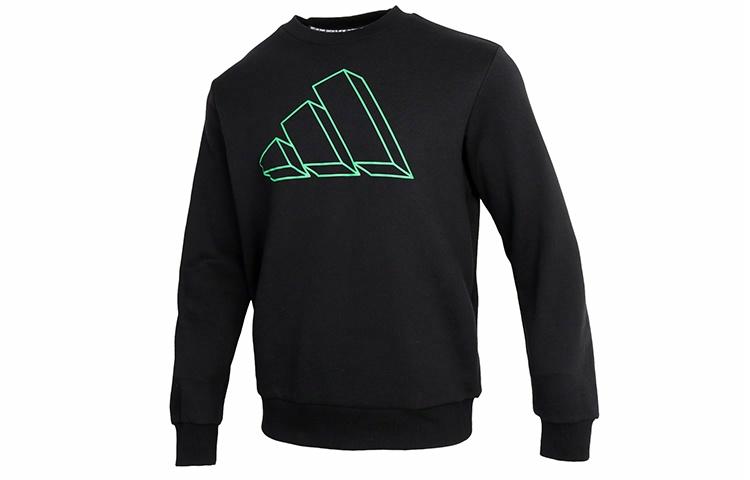 Мужской свитшот adidas Crewneck (черный) — фото 1