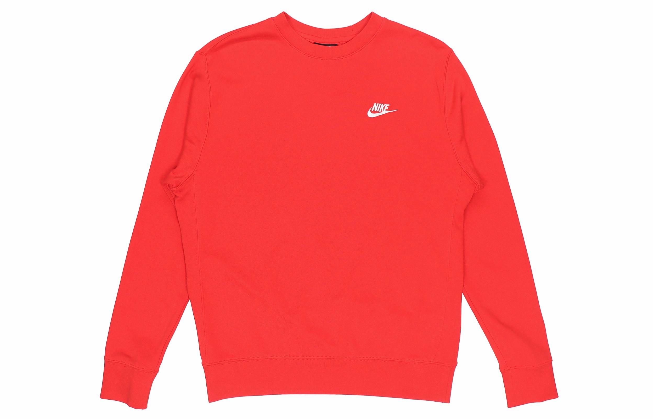 Мужское худи Nike Sportswear Club French Terry (красное) — фото 1