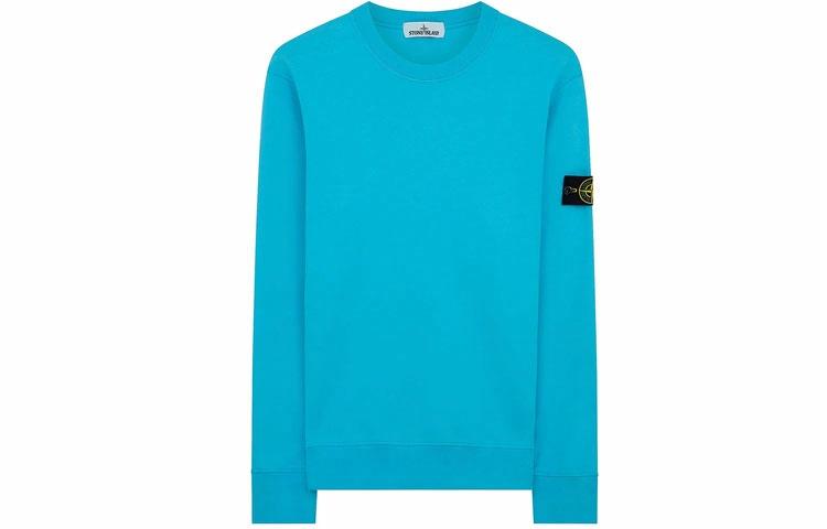 Мужской свитшот Stone Island Garment Dyed Sweatshirt (бирюзовый)