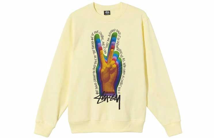 Худи Stussy Peace Sign Crew (разноцветный) — фото 7