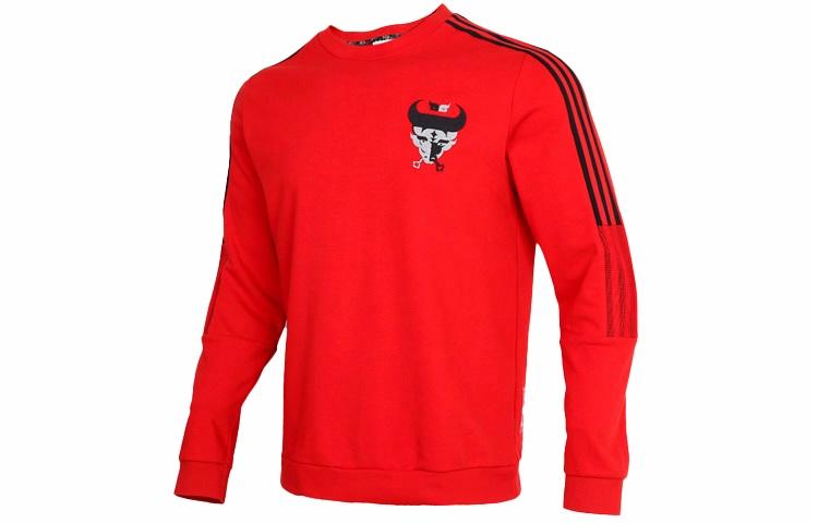 Мужское худи adidas CNY (красное) — фото 1
