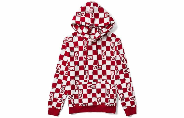 Худи Vans (красно-белое)