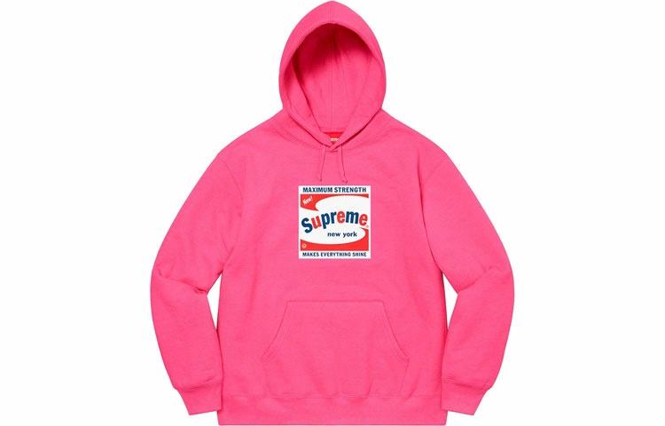 Худи Supreme SS21 Week 3 Shine Hooded Sweatshirt (черное) — фото 4