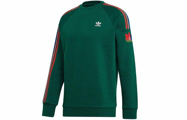 Мужской свитшот adidas originals (зеленый) — фото 1
