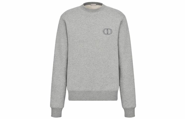 Мужское худи Dior Essentials CD Icon (серое)