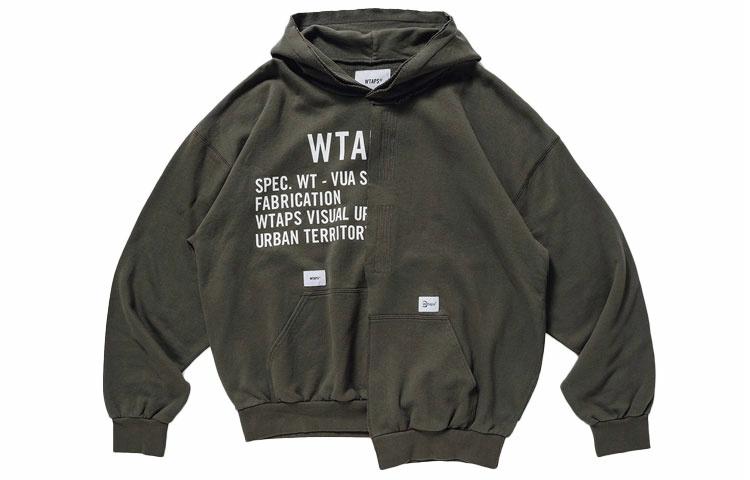 Мужское худи WTAPS WTAPS SS21 RAGS / HOODED / COTTON (однотонное)