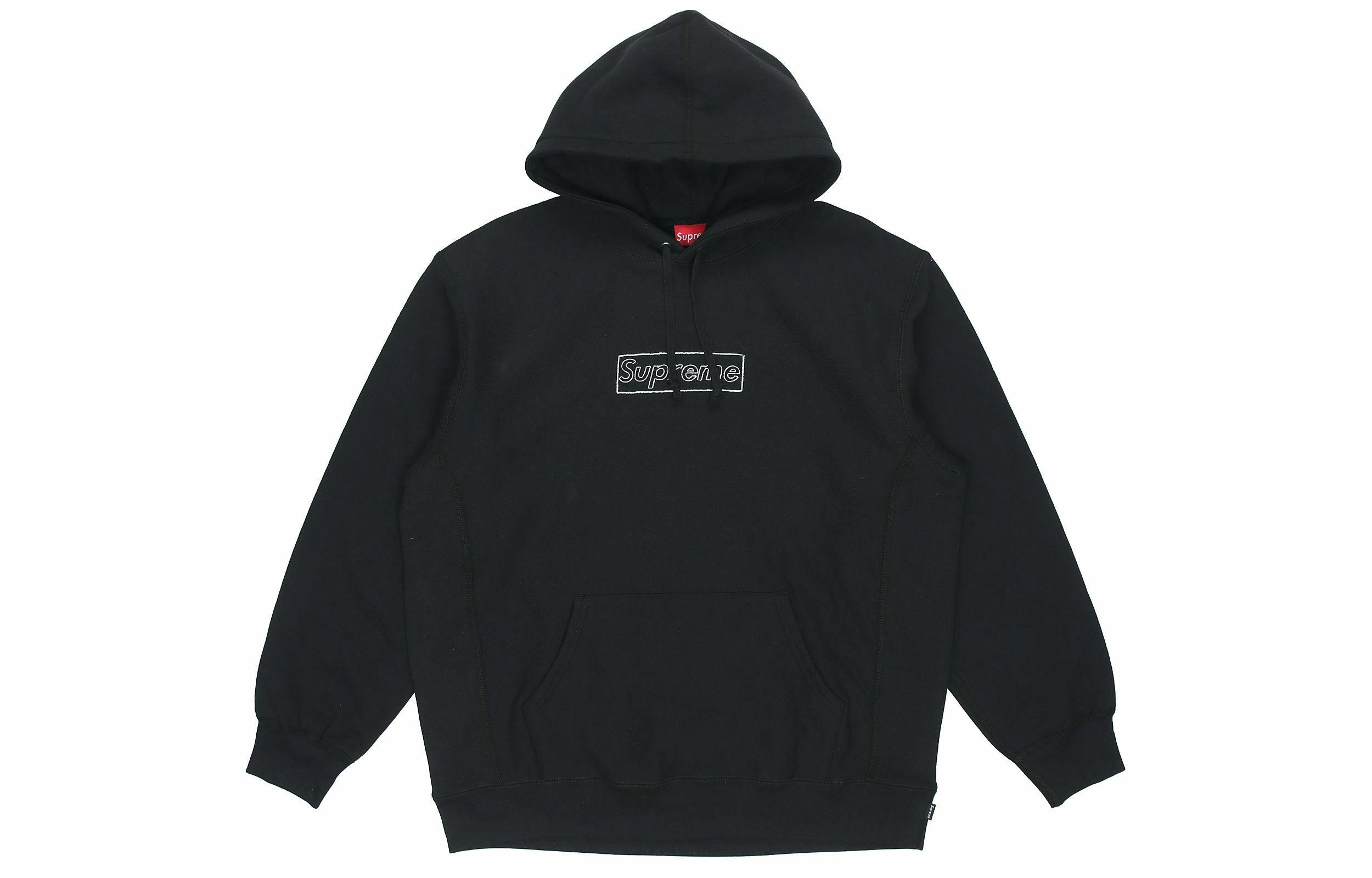 Худи Supreme KAWS Chalk Logo Hooded (розовый)