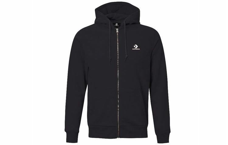 Мужское худи Converse Zipper Hoodie (черное)