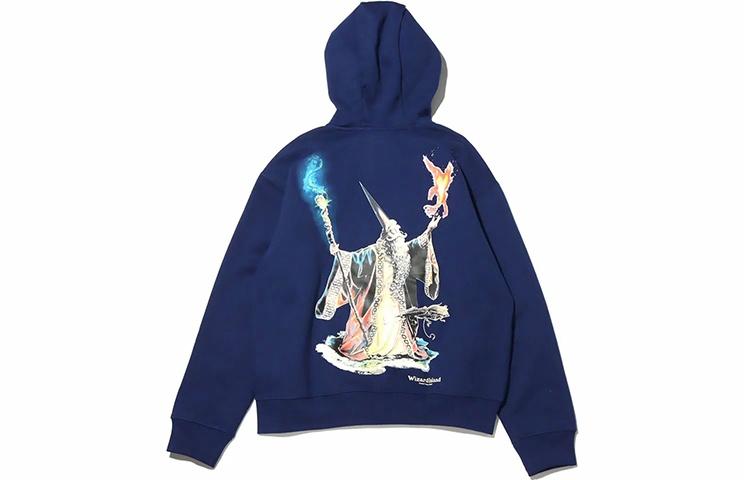 Мужское худи Nike ACG 'Wizard' Pullover Fleece (синее) — фото 1