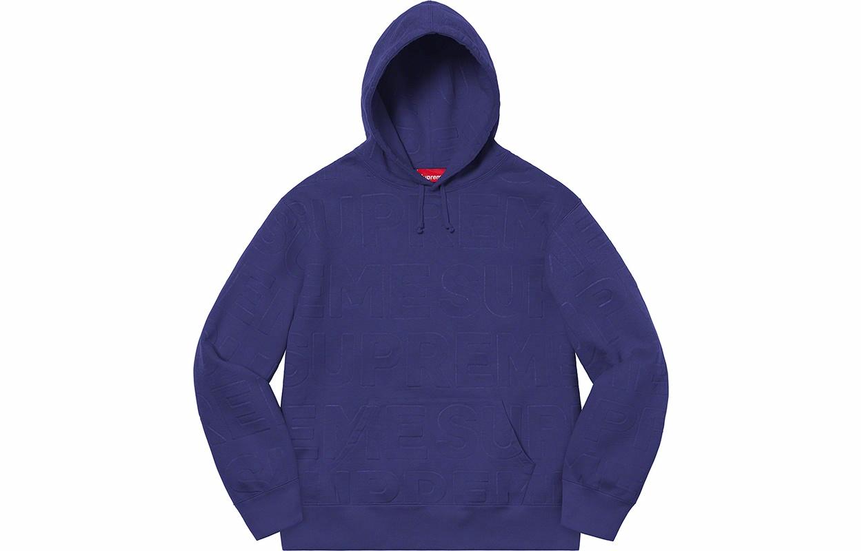 Худи Supreme SS21 Week 8 Embossed Logos Hooded Sweatshirt (разноцветный) — фото 4