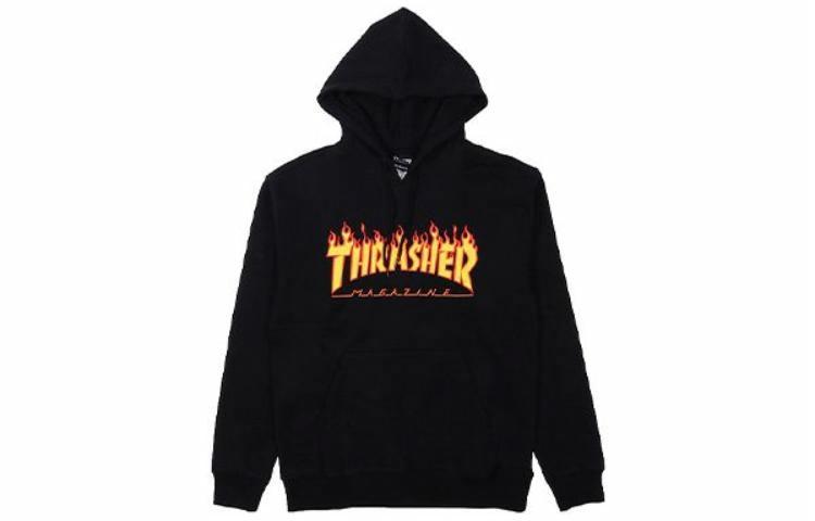 Мужское худи Thrasher (черное)