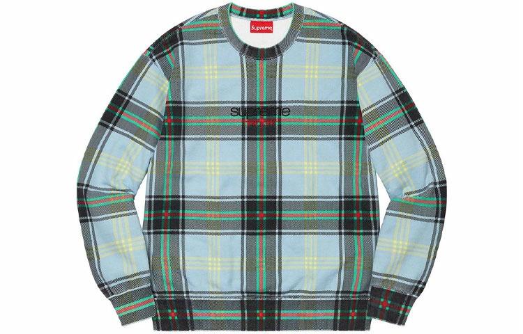 Худи Supreme SS21 Week 10 Plaid Crewneck (многоцветный) — фото 1