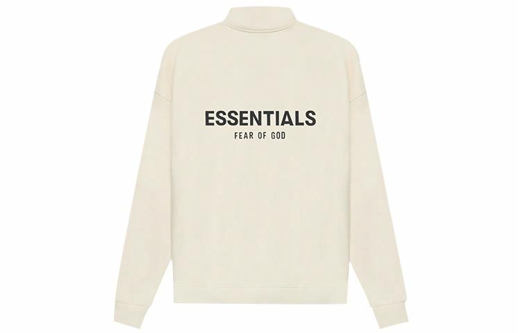 Худи Fear of God Essentials SS21 Mockneck Half Zip (кремовое)