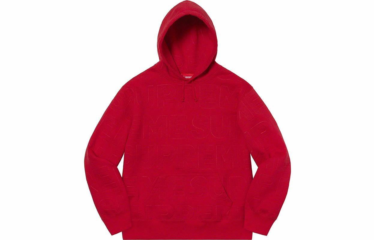 Худи Supreme SS21 Week 8 Embossed Logos Hooded Sweatshirt (разноцветный) — фото 5