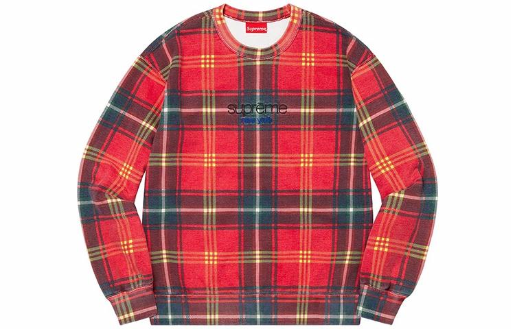 Худи Supreme SS21 Week 10 Plaid Crewneck (многоцветный) — фото 3
