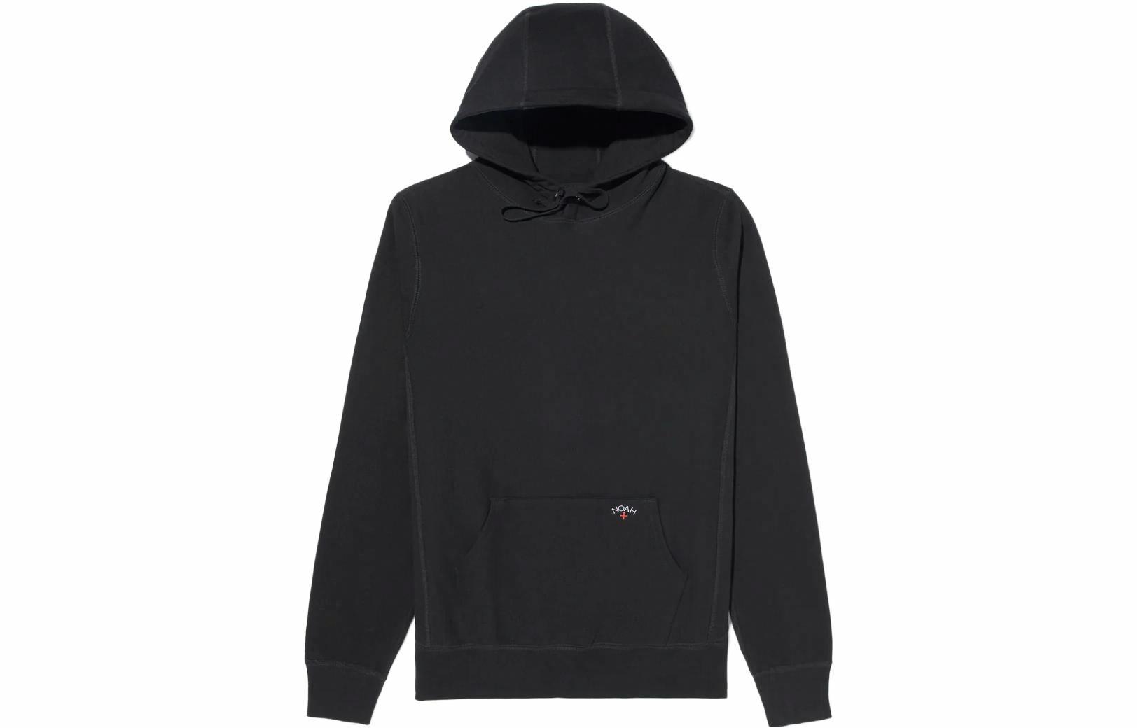Мужское худи NOAH Logo Hoodie (черное)
