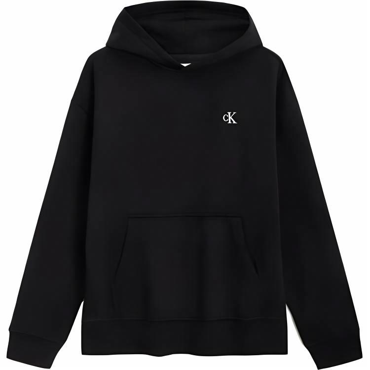 Мужское худи CALVIN KLEIN С вышивкой (черное)