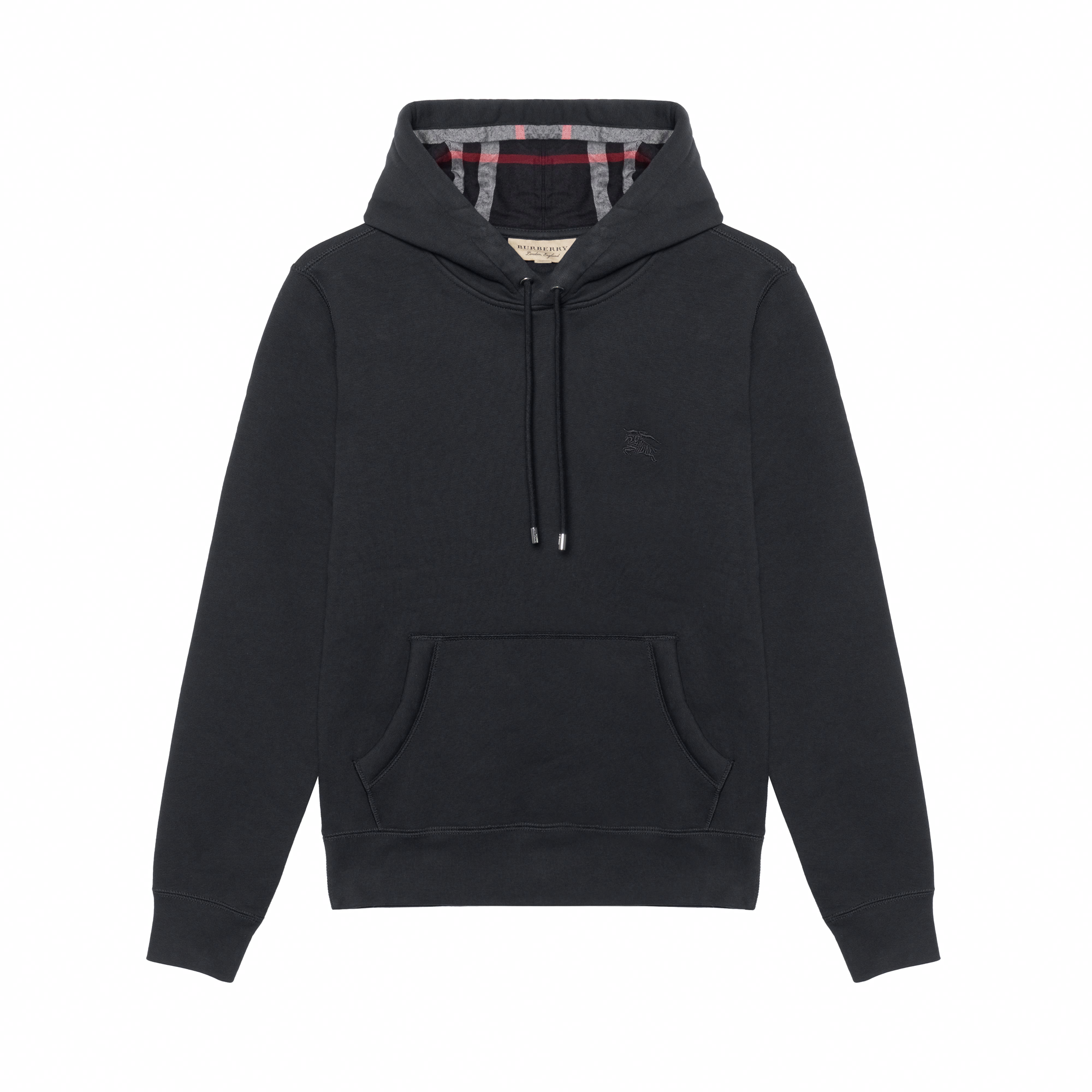 Мужское худи Burberry Fleece Pullover (темно-синее)