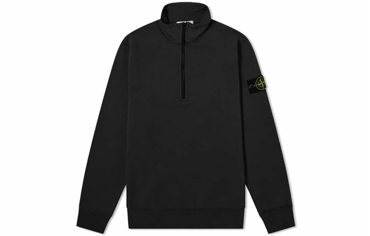 Мужское худи STONE ISLAND (черное) — фото 1