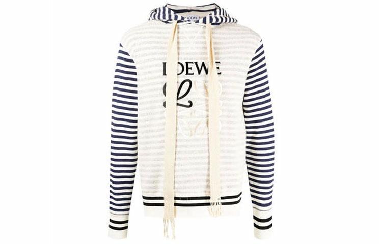 Мужское худи LOEWE SS21 Anagram (темно-синее)