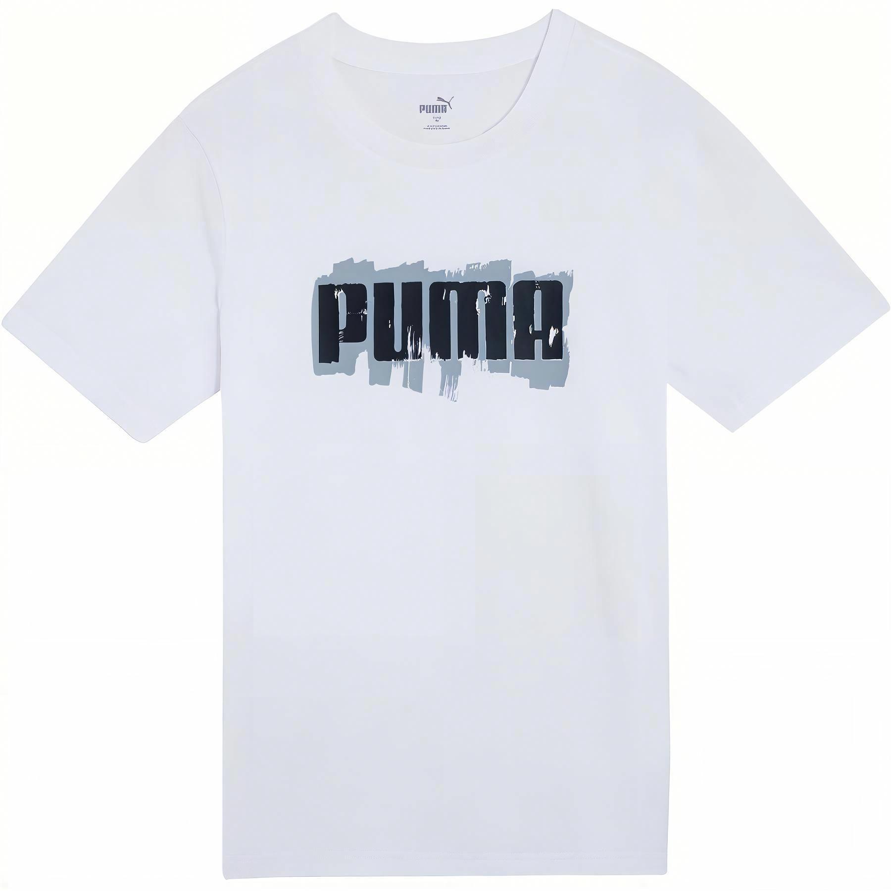 Мужская футболка PUMA SS24 WORDING TEE (белая)