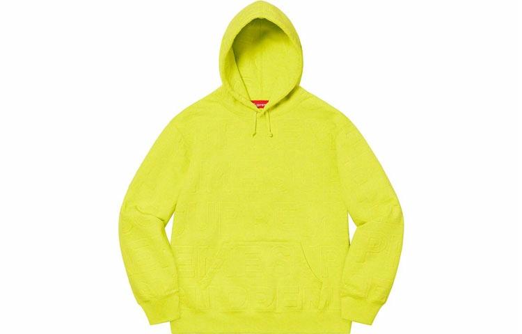 Худи Supreme SS21 Week 8 Embossed Logos Hooded Sweatshirt (разноцветный) — фото 3