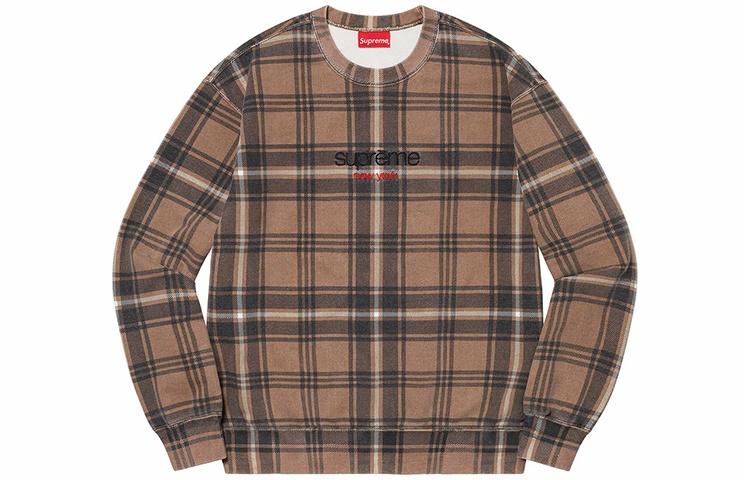 Худи Supreme SS21 Week 10 Plaid Crewneck (многоцветный) — фото 5