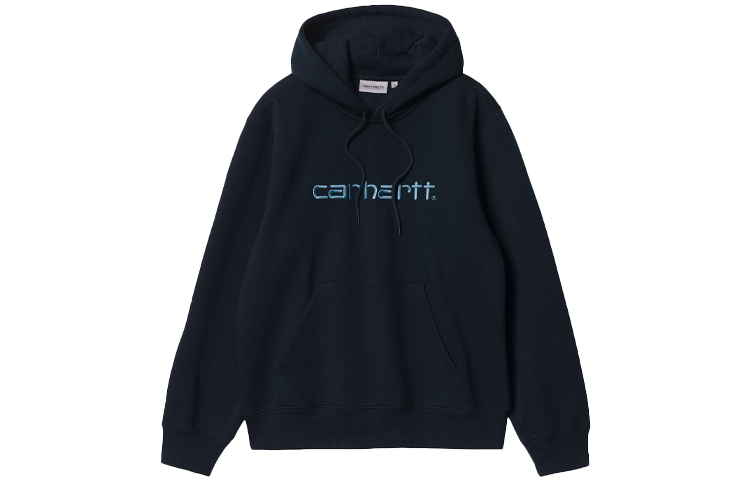 Carhartt WIP Sweatshirts Men's Dark Blue Hooded Moderate Regular
