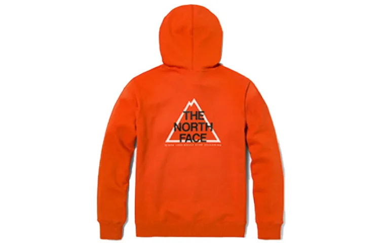 THE NORTH FACE Urban Exploration Sweatshirts Unisex Orange Hooded Thickened Regular