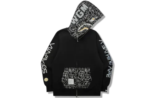 Bape X Hajime Sorayama Shark Full Zip Hoodie