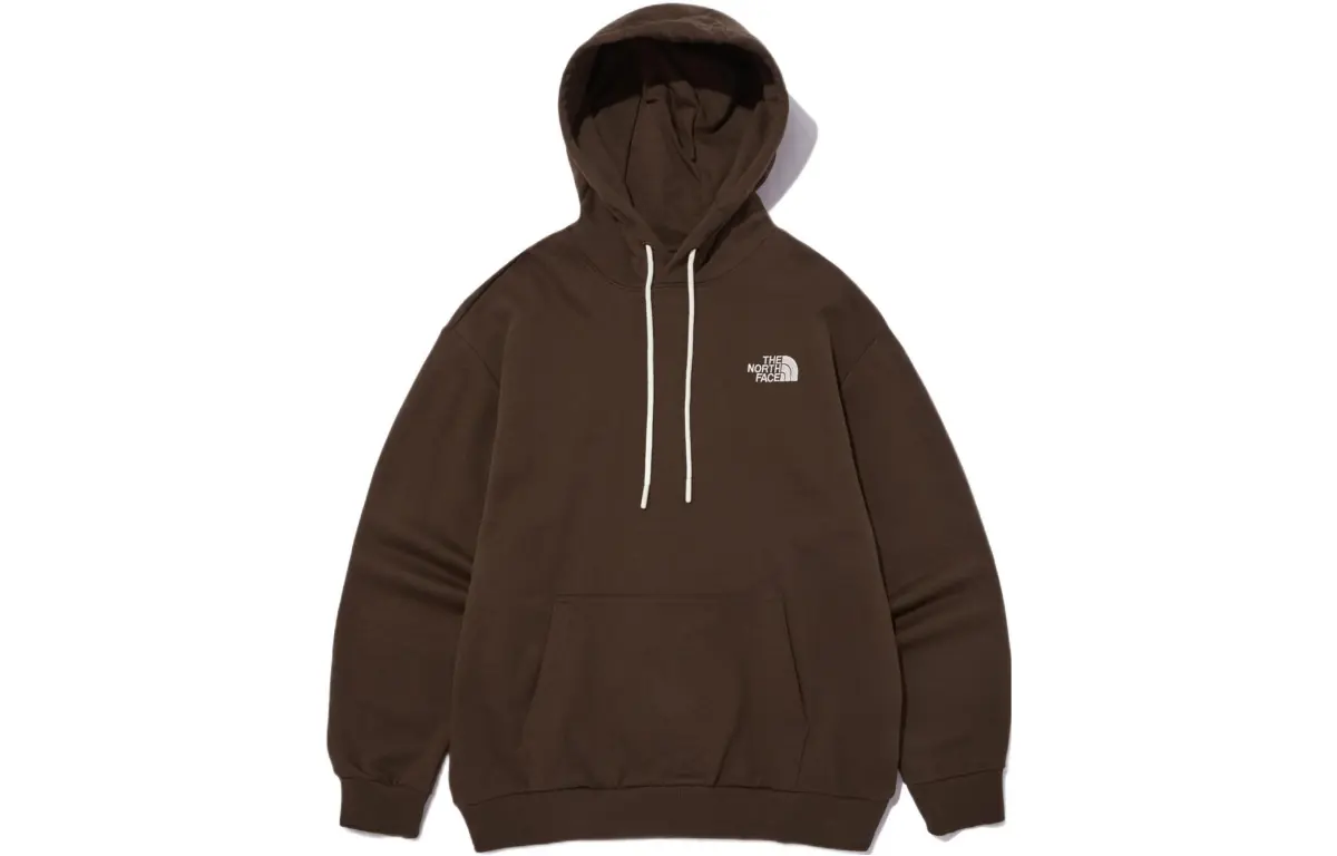 THE NORTH FACE Sweatshirts Men's Brown Hooded Moderate Regular