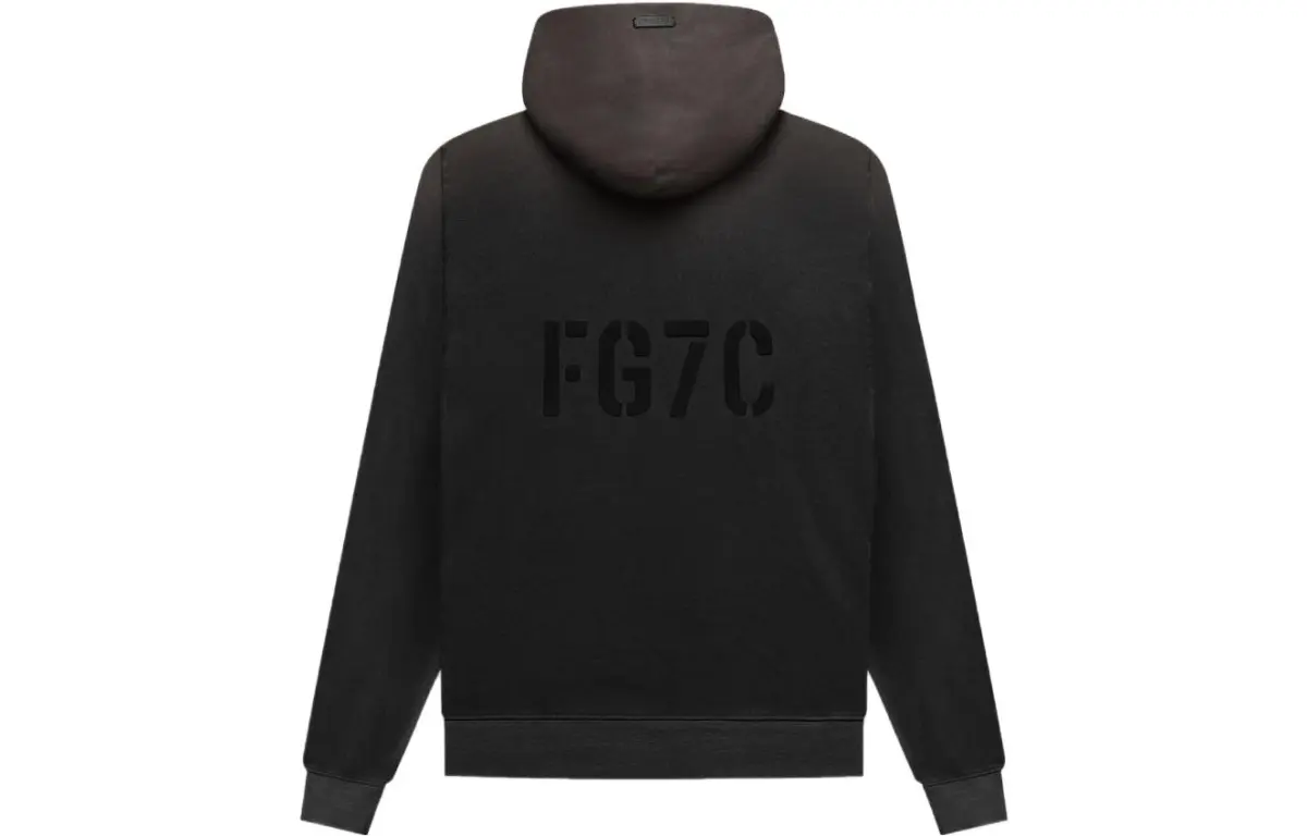 Fear Of God Seventh Season Sweatshirts Men's Vintage Black Hooded Moderate Heavyweight