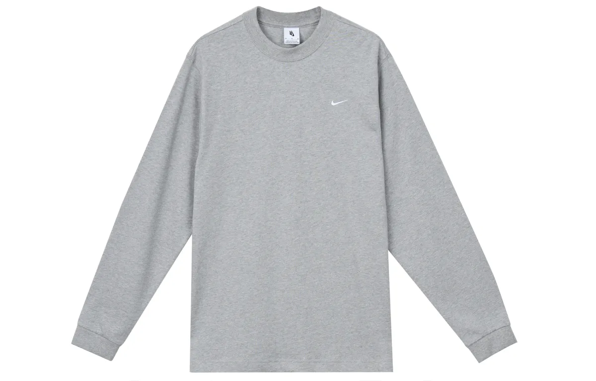 Nike Solo Swoosh Sweatshirt Men's Gray