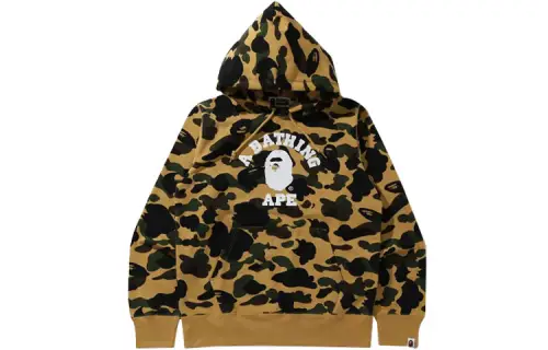 Bape 1st Camo College Pullover Hoodie