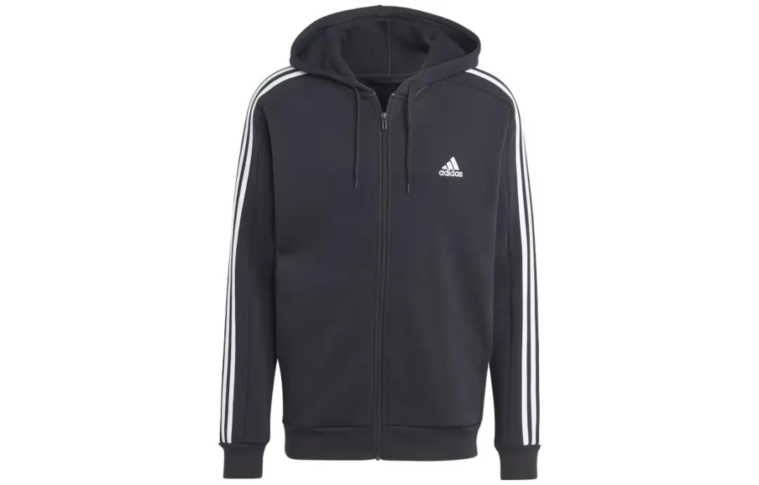 Adidas Essentials 3-stripes full-zip hoodie