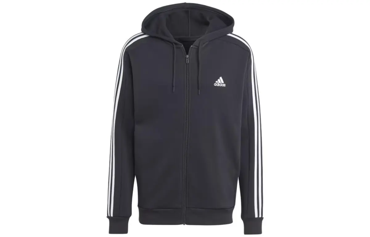 Adidas Essentials 3-stripes full-zip hoodie