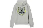 KENZO Sweatshirts Men's Gray Hooded Moderate Regular