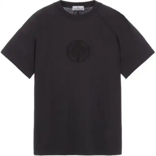 STONE ISLAND Crewneck Short Sleeved T Shirt
