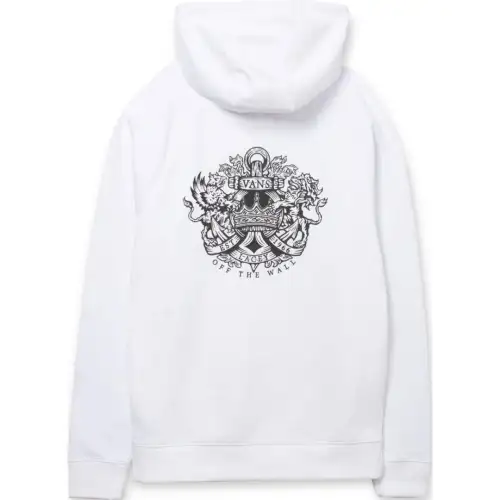 Vans Sweatshirts Unisex White Hooded Thickened