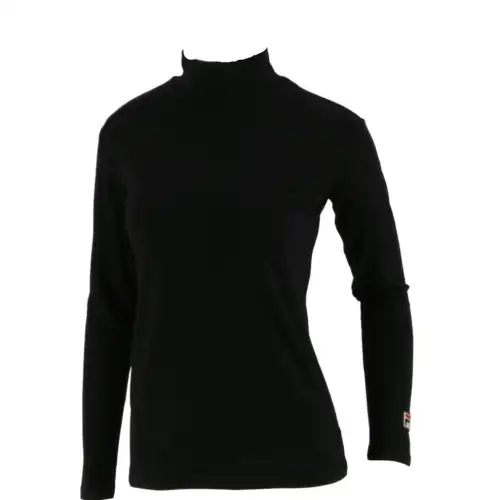 FILA T Shirts Unisex Black Turtleneck Moderate