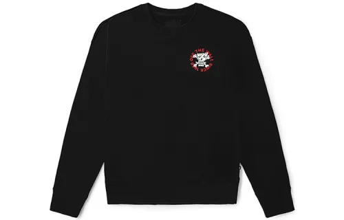 Vans Sweatshirts Unisex Black Crew Neck Moderate Regular