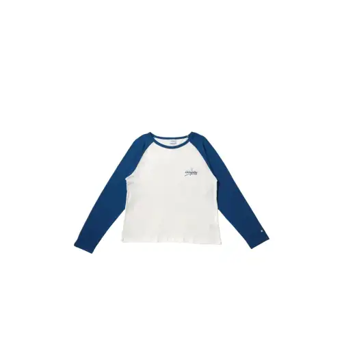 Converse Slub Jersey Raglan T Shirt Unisex Blue White