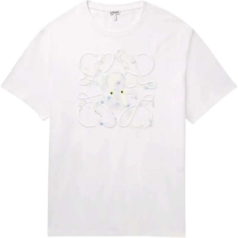LOEWE Octopus Anagram Crewneck T-Shirt
