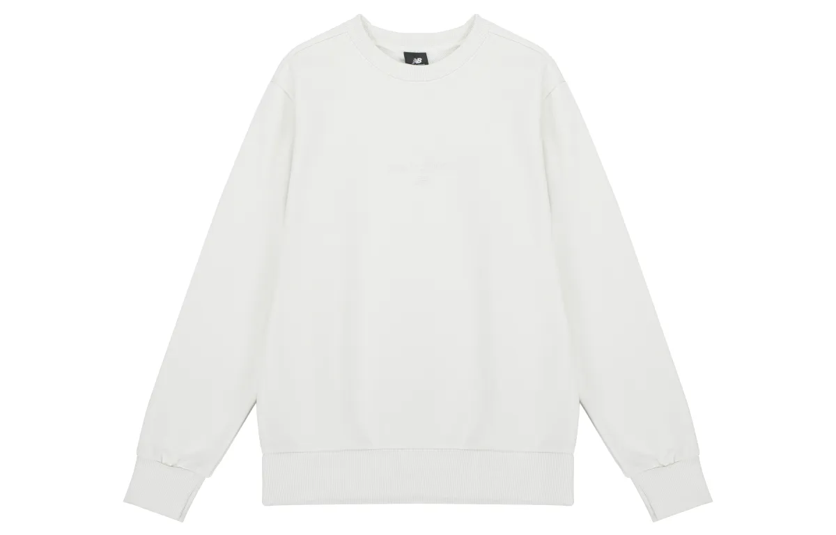 New Balance Sweatshirts Unisex White Crew Neck Moderate Regular