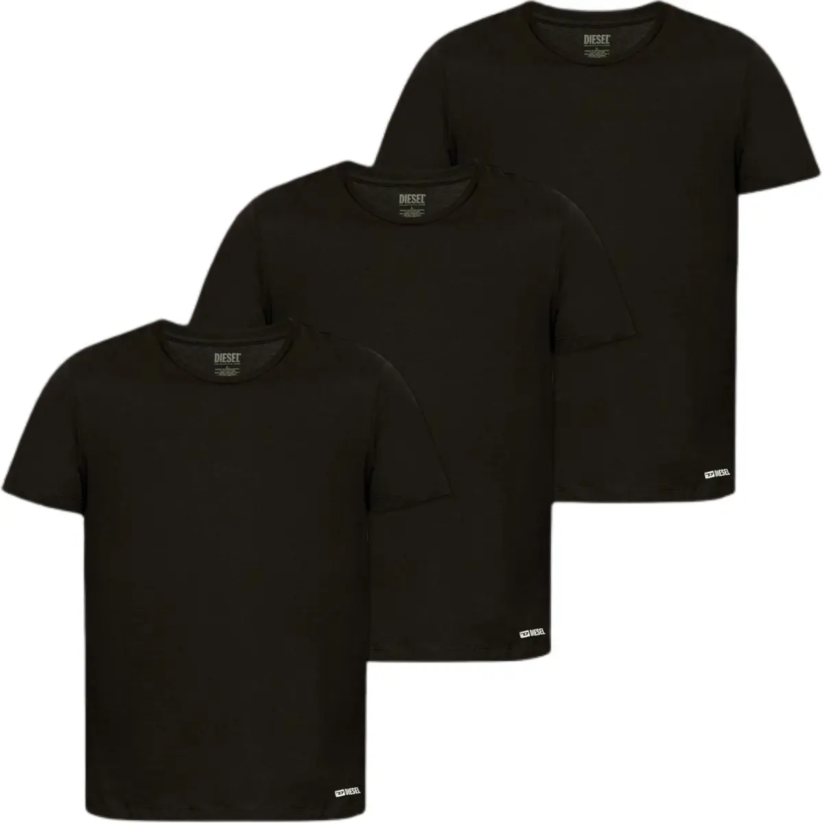 DIESEL T Shirt Men's 3 Pack Black