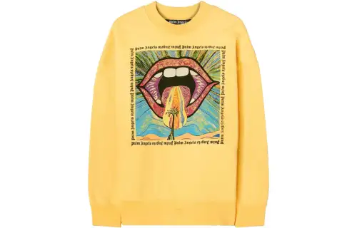 Palm Angels Crazy Mouth crew-neck sweatshirt