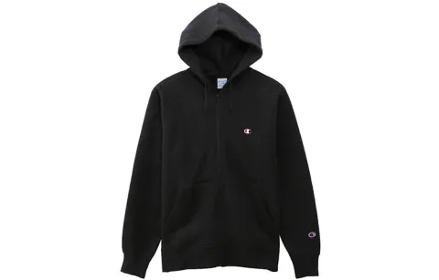 Champion FW21 Champion Classic Small C Fleece Lined Sweatshirt Japan Version Unisex Black